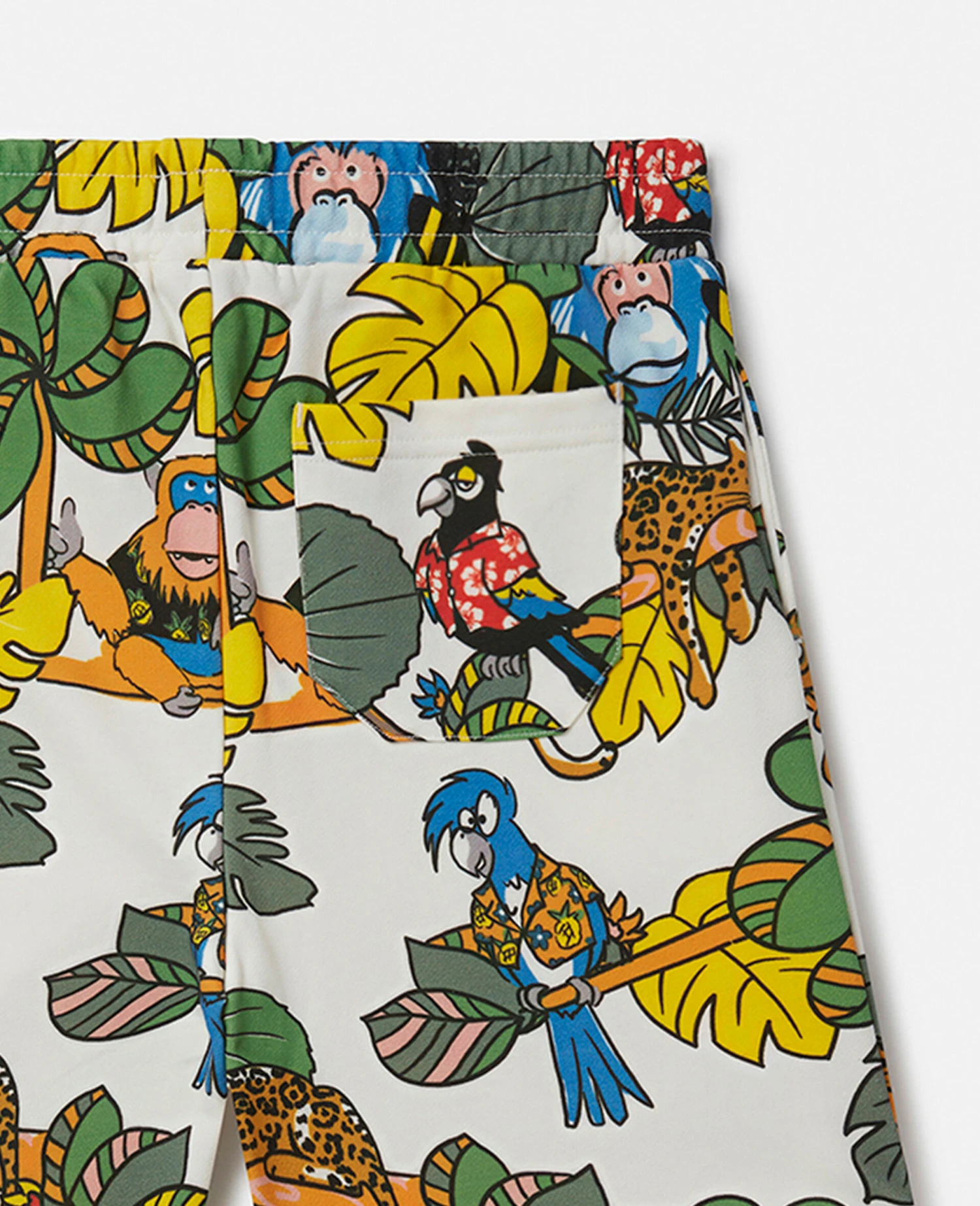 STELLA MCCARTNEY Jungle Print Sweat Shorts 6 STELLA MCCARTNEY Jungle Print Sweat Shorts - Image 4