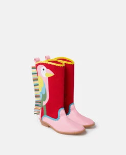 STELLA MCCARTNEY Parrot Print Fringed Cowboy Boots -Stella Mccartney Store 86aec8ab022cf1856e20e22001472c14dfb5a6e4 K01876PK04838475 G