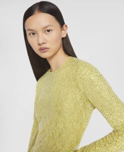 STELLA MCCARTNEY Crystal Lace Long-Sleeved Mini Dress -Stella Mccartney Store 87856f3f145b46f48857982e1de49d230c4dcbc5 6A01353STA818301 P