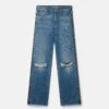 STELLA MCCARTNEY Vintage Wash Zip Straight Leg Jeans 2 STELLA MCCARTNEY Vintage Wash Zip Straight Leg Jeans -Stella Mccartney Store 8b2a15899fdd94ab49fa2661a4b1207f58eb6b5f 6D01293SPH274406 X