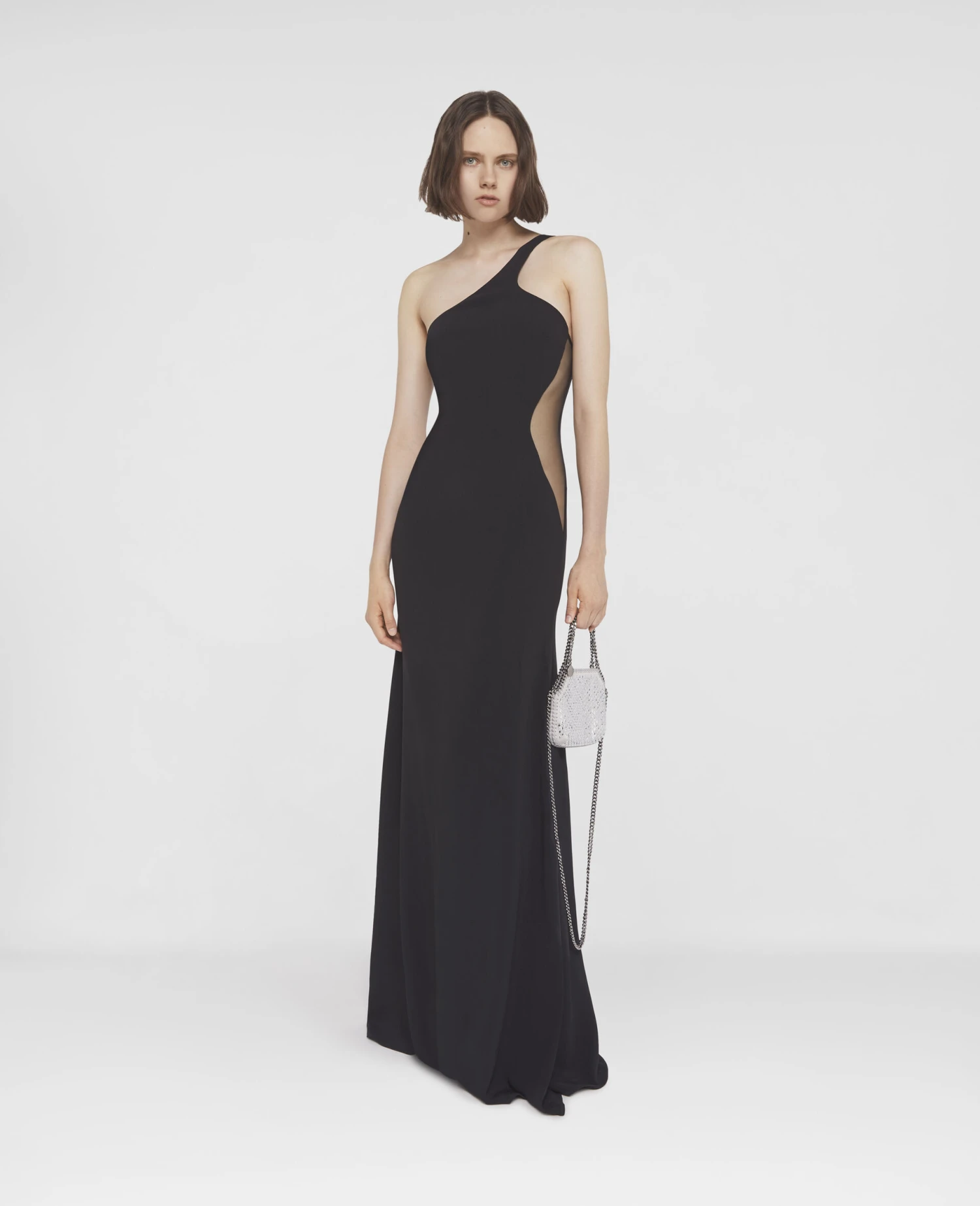 STELLA MCCARTNEY Stretch Cady One-Shoulder Dress 4 STELLA MCCARTNEY Stretch Cady One-Shoulder Dress - Image 2