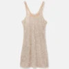 STELLA MCCARTNEY Crystal Strass Silk Mini Dress