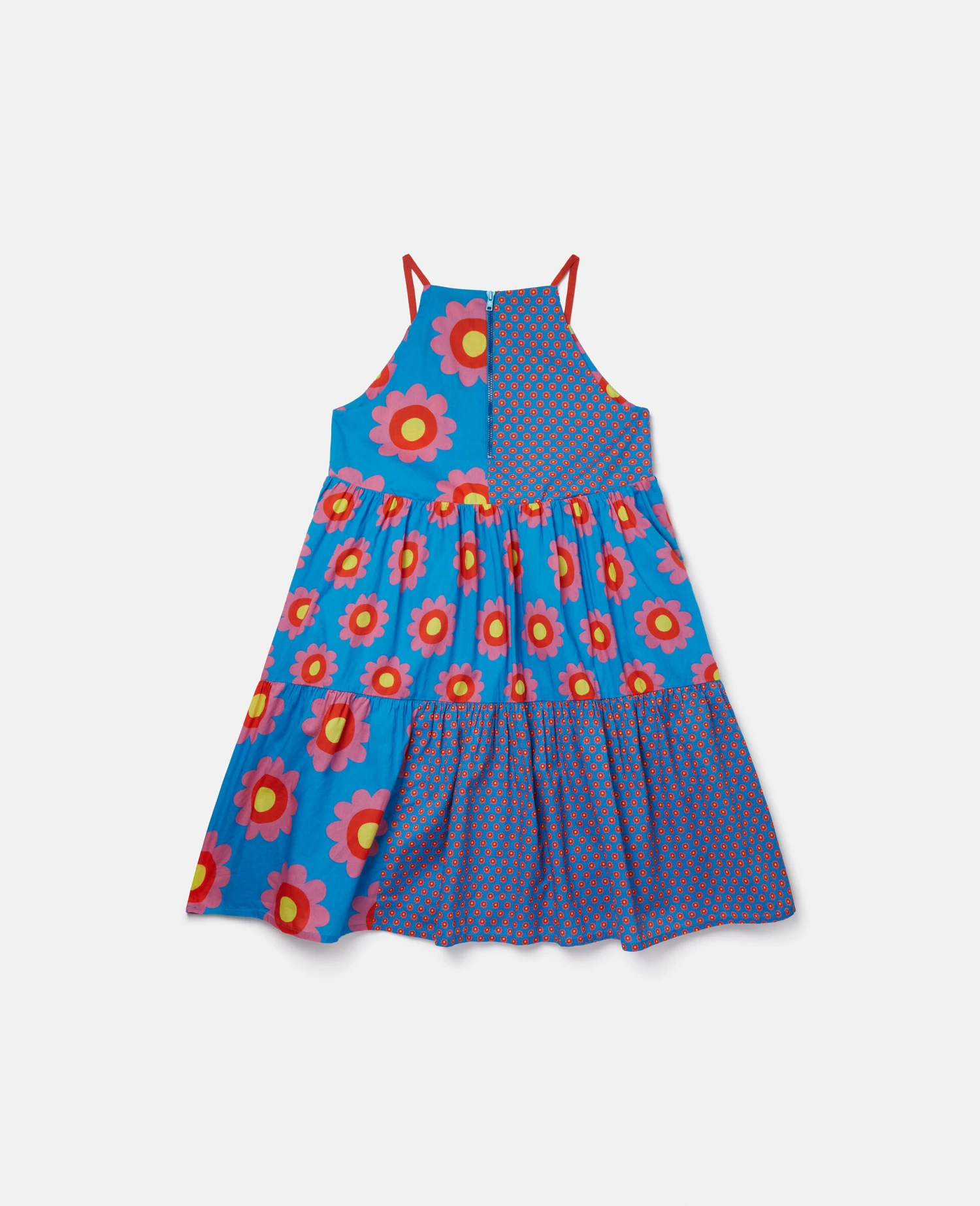 STELLA MCCARTNEY Graphic Flower Print Patchwork Dress 5 STELLA MCCARTNEY Graphic Flower Print Patchwork Dress - Image 3