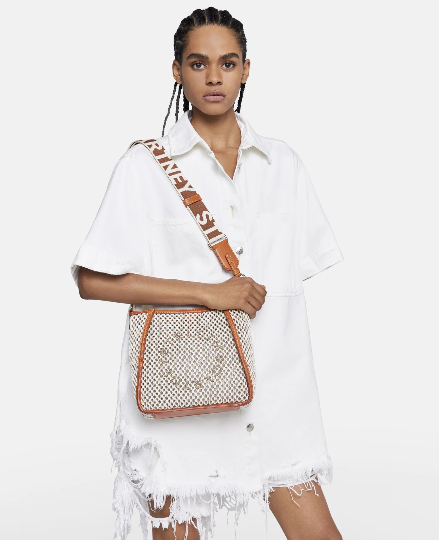 STELLA MCCARTNEY Stella Logo Rope Mesh Shoulder Bag 4 STELLA MCCARTNEY Stella Logo Rope Mesh Shoulder Bag - Image 2