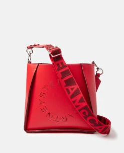 STELLA MCCARTNEY Stella Logo Grainy Alter Mat Shoulder Bag