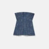 STELLA MCCARTNEY Vintage Wash Denim Bustier Top -Stella Mccartney Store 8fe3339ea4b817875a03b00d514b3b6728b9f1d1 6D01473SPH194406 C