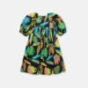 STELLA MCCARTNEY Palm Leaf Print Puff Sleeve Dress -Stella Mccartney Store 90fe9871dc3a4ca3c522677ab2c4e77f1904ae16 K01940PK04001000 C