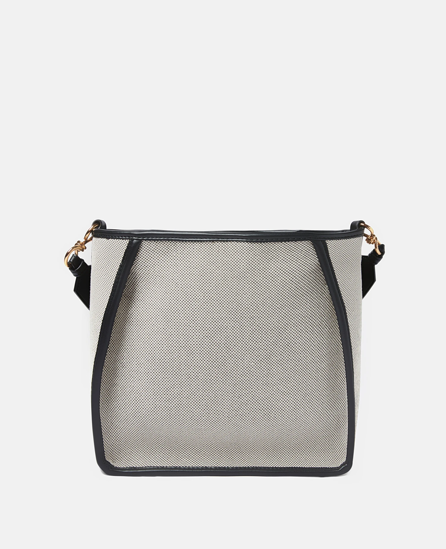 STELLA MCCARTNEY Stella Logo Cotton Canvas Shoulder Bag 6 STELLA MCCARTNEY Stella Logo Cotton Canvas Shoulder Bag - Image 4