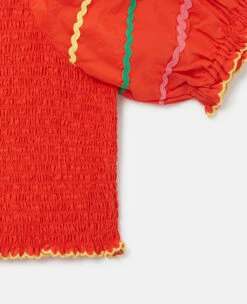 STELLA MCCARTNEY Squiggle Line Embroidery Crop Top -Stella Mccartney Store 932fa846022b2dded6dfc820b97a8f6044d2aebc K01416PK00026309 Y