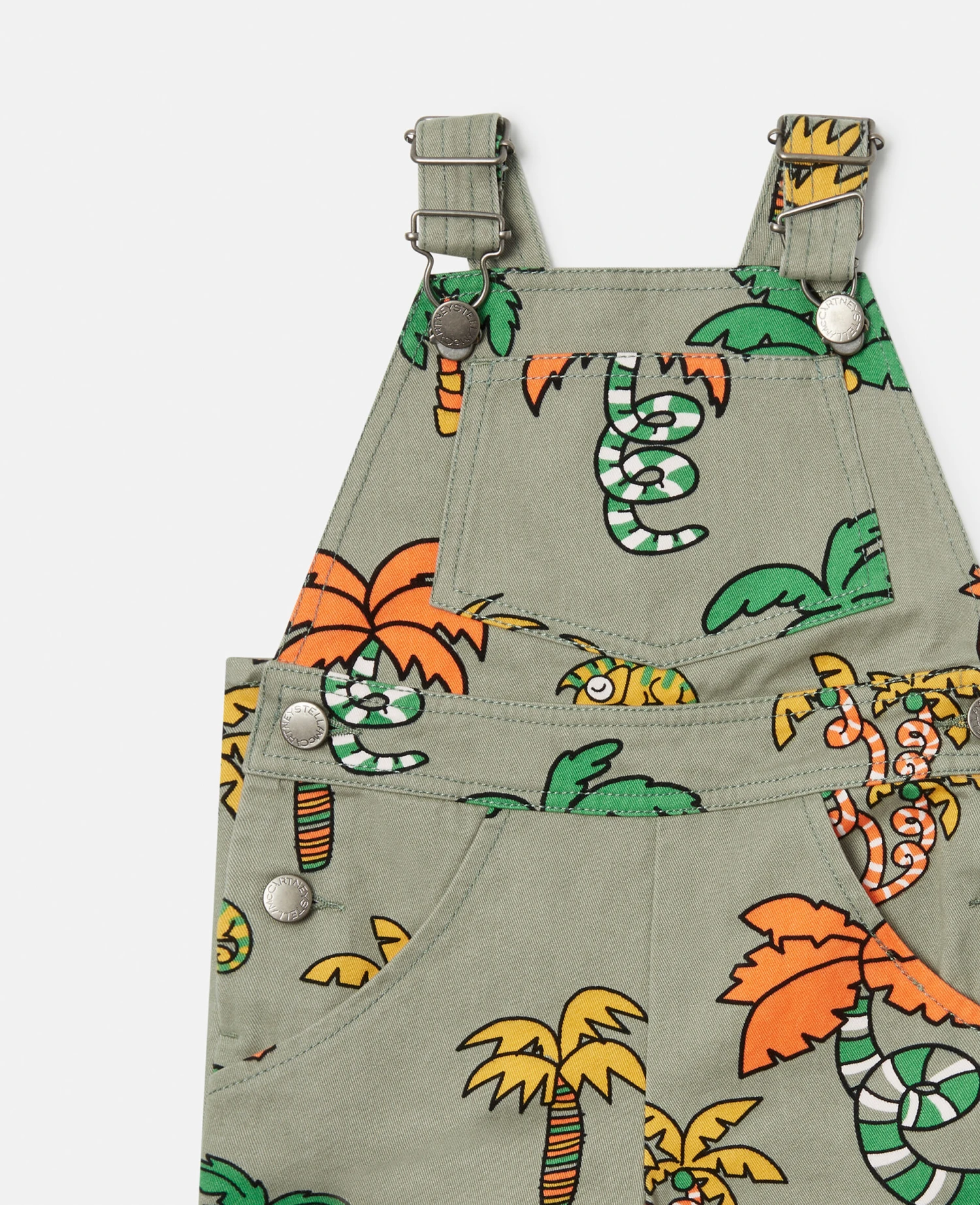 STELLA MCCARTNEY Palm Tree And Gecko Print Dungarees 4 STELLA MCCARTNEY Palm Tree And Gecko Print Dungarees - Image 2
