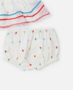 STELLA MCCARTNEY Squiggle Line Embroidery Dress And Bloomers Set -Stella Mccartney Store 9643738ddb13f43f25adbcfa21ecd7c016fa7a19 K01385PK03579002 Y