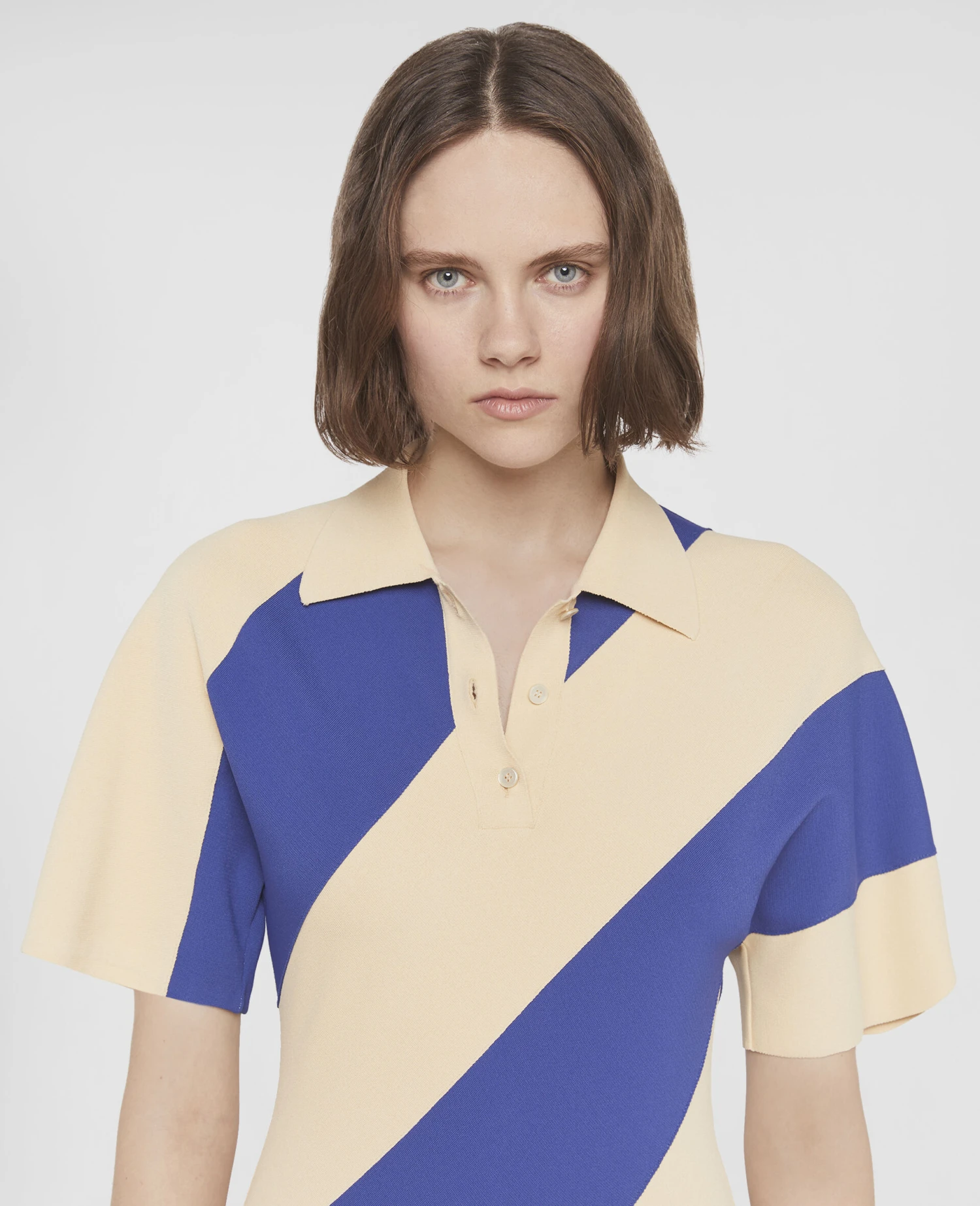 STELLA MCCARTNEY Striped Compact Knit Polo Dress 6 STELLA MCCARTNEY Striped Compact Knit Polo Dress - Image 4