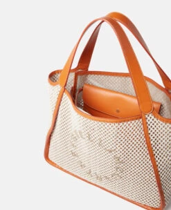 STELLA MCCARTNEY Stella Logo Rope Mesh Tote Bag -Stella Mccartney Store 9b1f60b1caa60afc07e5fae04a0c163c9b5767ab 502793WP01929113 Y