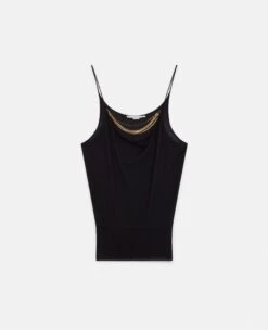 STELLA MCCARTNEY Necklace Chain Merino Knit Cami Top