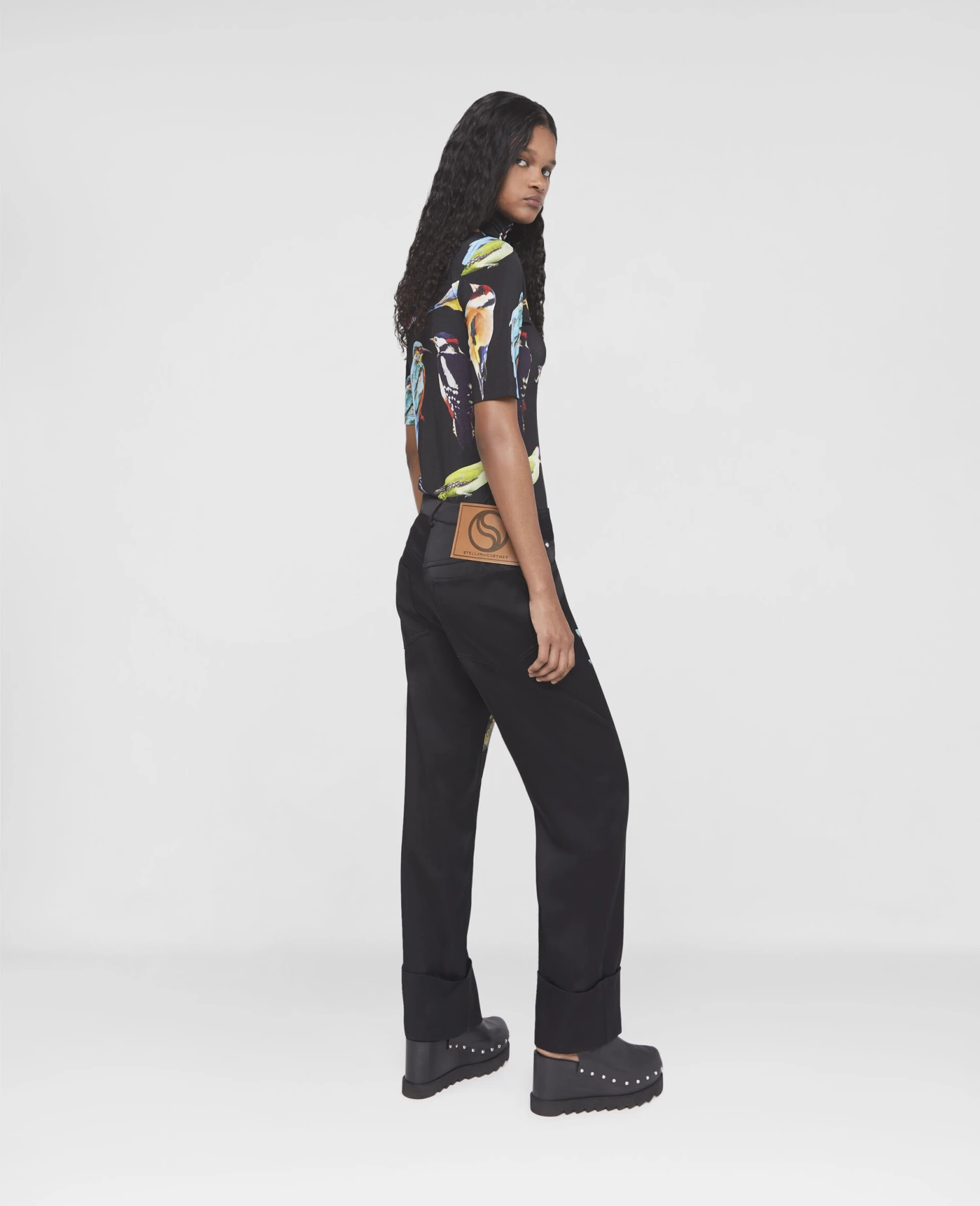 STELLA MCCARTNEY Bird Crest Print Stretch Top 5 STELLA MCCARTNEY Bird Crest Print Stretch Top - Image 3