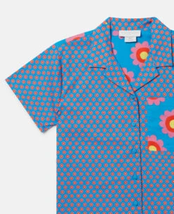 STELLA MCCARTNEY Graphic Flower Print Shirt -Stella Mccartney Store a289d98c3ad1b00c0b5f01789f1c7b51ecd793e4 K01209PK03384001 G