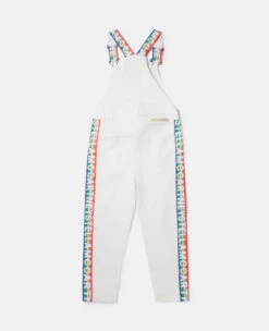 STELLA MCCARTNEY Rainbow Logo Tape Dungarees -Stella Mccartney Store a4def57b6b30ece72079666befe31b5ca61077b2 K01254PK00019000 P