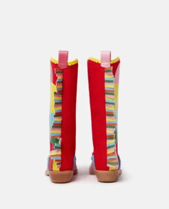 STELLA MCCARTNEY Parrot Print Fringed Cowboy Boots -Stella Mccartney Store a571c3f9334930a45b977c6bd107218d9f3eb2a9 K01876PK04838475 P