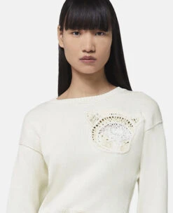 STELLA MCCARTNEY Upset Kitty Crochet Patch Jumper 9 STELLA MCCARTNEY Upset Kitty Crochet Patch Jumper -Stella Mccartney Store a5fc0028b0f2105ccef62ca906254730e9f13981 6K04133S24079200 P