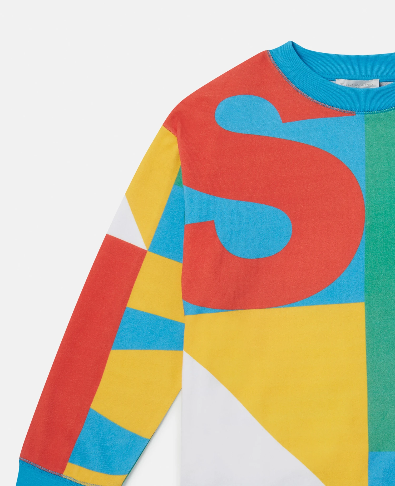 STELLA MCCARTNEY Geometric Logo Print Active Oversized Sweatshirt 4 STELLA MCCARTNEY Geometric Logo Print Active Oversized Sweatshirt - Image 2