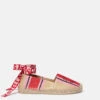STELLA MCCARTNEY Gaia Striped Raffia Espadrilles