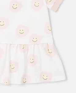 STELLA MCCARTNEY Smiley Flower Print T-Shirt Dress -Stella Mccartney Store aa227b8c14cf581420ecb408da4ae64e58765e2a K01389PK03599002 Y