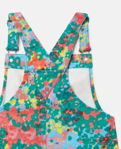 STELLA MCCARTNEY Painted Floral Print Dungaree Dress -Stella Mccartney Store abd4566660dd0a8d5f03f23d16acd863e98e6e30 K01301PK03498465 Y