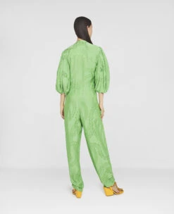 STELLA MCCARTNEY Falabella Print Silk Jacquard Jumpsuit -Stella Mccartney Store ac1a166168d036d619da3e8c1beef128e2424b9b 6100283BU2033016 G