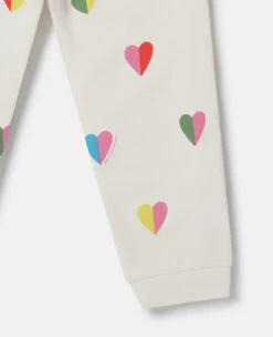 STELLA MCCARTNEY Heart Print Joggers -Stella Mccartney Store ac45c4cb449cee2e880da106fe05181a3d25cee2 K01424PK03669002 Y