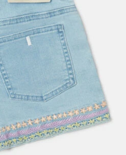 STELLA MCCARTNEY Flower Line Embroidery Denim Shorts 9 STELLA MCCARTNEY Flower Line Embroidery Denim Shorts -Stella Mccartney Store ad3ee36f62a54d3671ca90f6eabb91408047a579 K01568PK00944210 Y