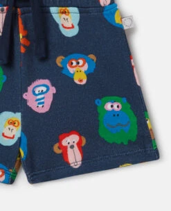 STELLA MCCARTNEY Baby Monkey Print Sweat Shorts 7 STELLA MCCARTNEY Baby Monkey Print Sweat Shorts -Stella Mccartney Store adccf201d303512c829757ce79a4ce01ce2af52a K01171PK03198475 G