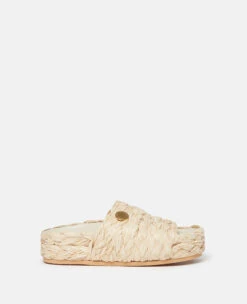 STELLA MCCARTNEY Skyla Raffia Slides