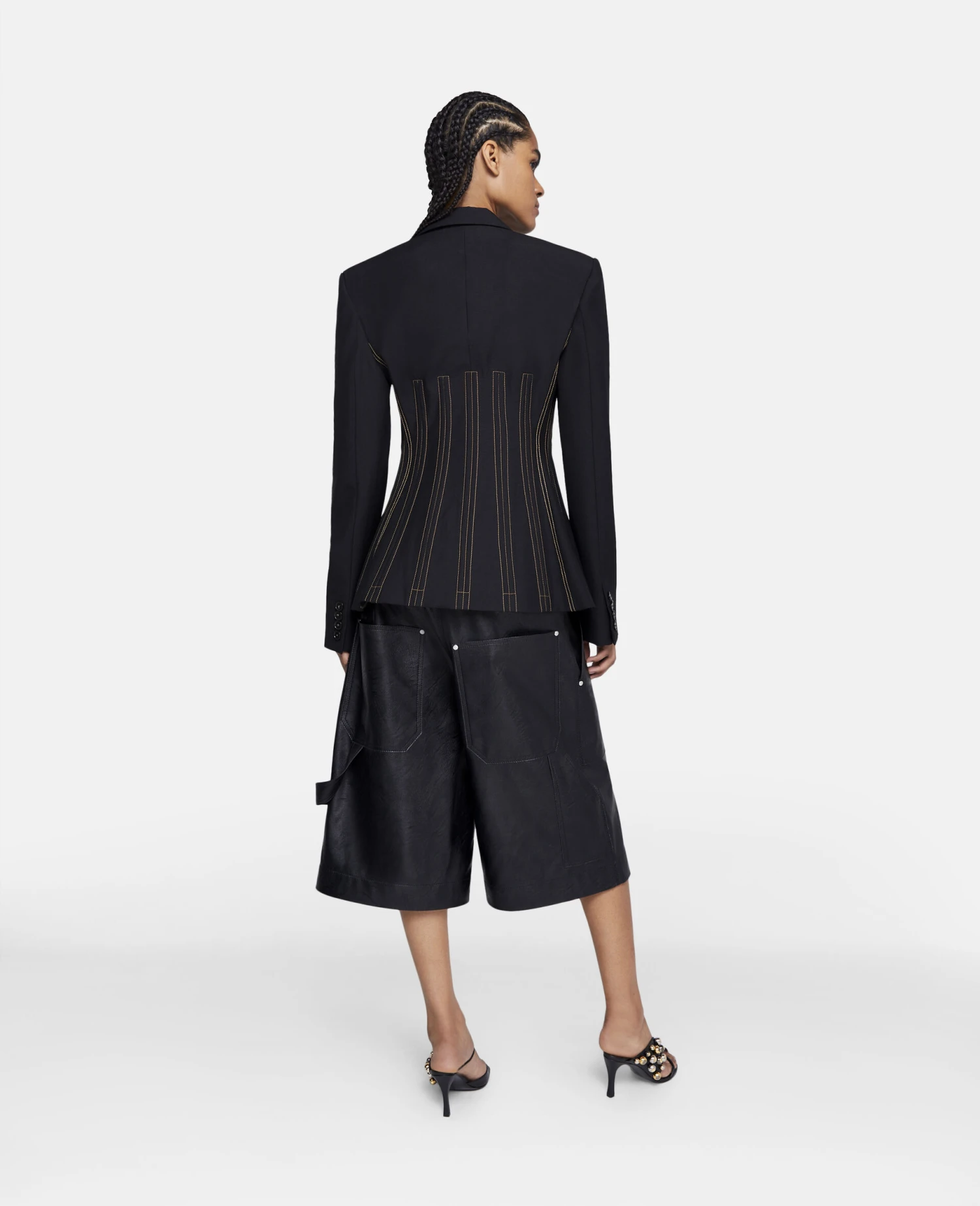 STELLA MCCARTNEY Contrast Stitch Corset Blazer 5 STELLA MCCARTNEY Contrast Stitch Corset Blazer - Image 3