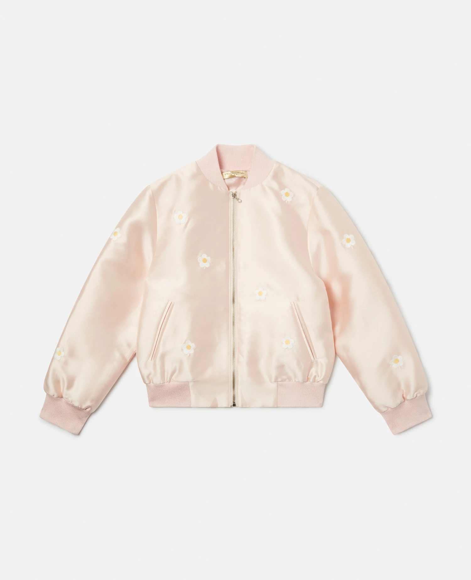 STELLA MCCARTNEY Daisy Embroidery Bomber Jacket 3 STELLA MCCARTNEY Daisy Embroidery Bomber Jacket