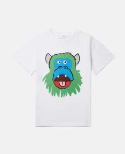 STELLA MCCARTNEY Flap Monkey Face T-Shirt