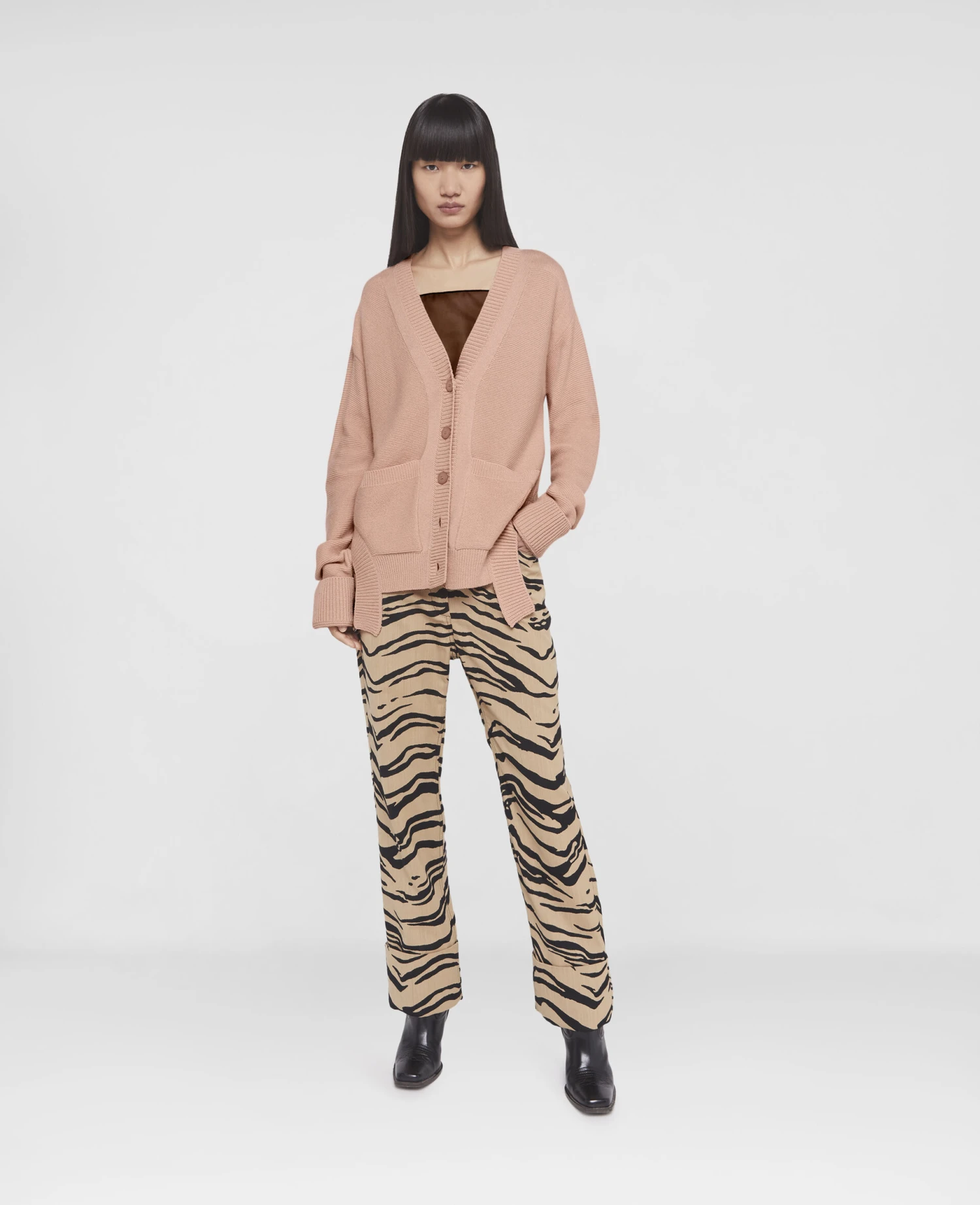 STELLA MCCARTNEY S-Wave Regenerated Cashmere Cardigan 4 STELLA MCCARTNEY S-Wave Regenerated Cashmere Cardigan - Image 2