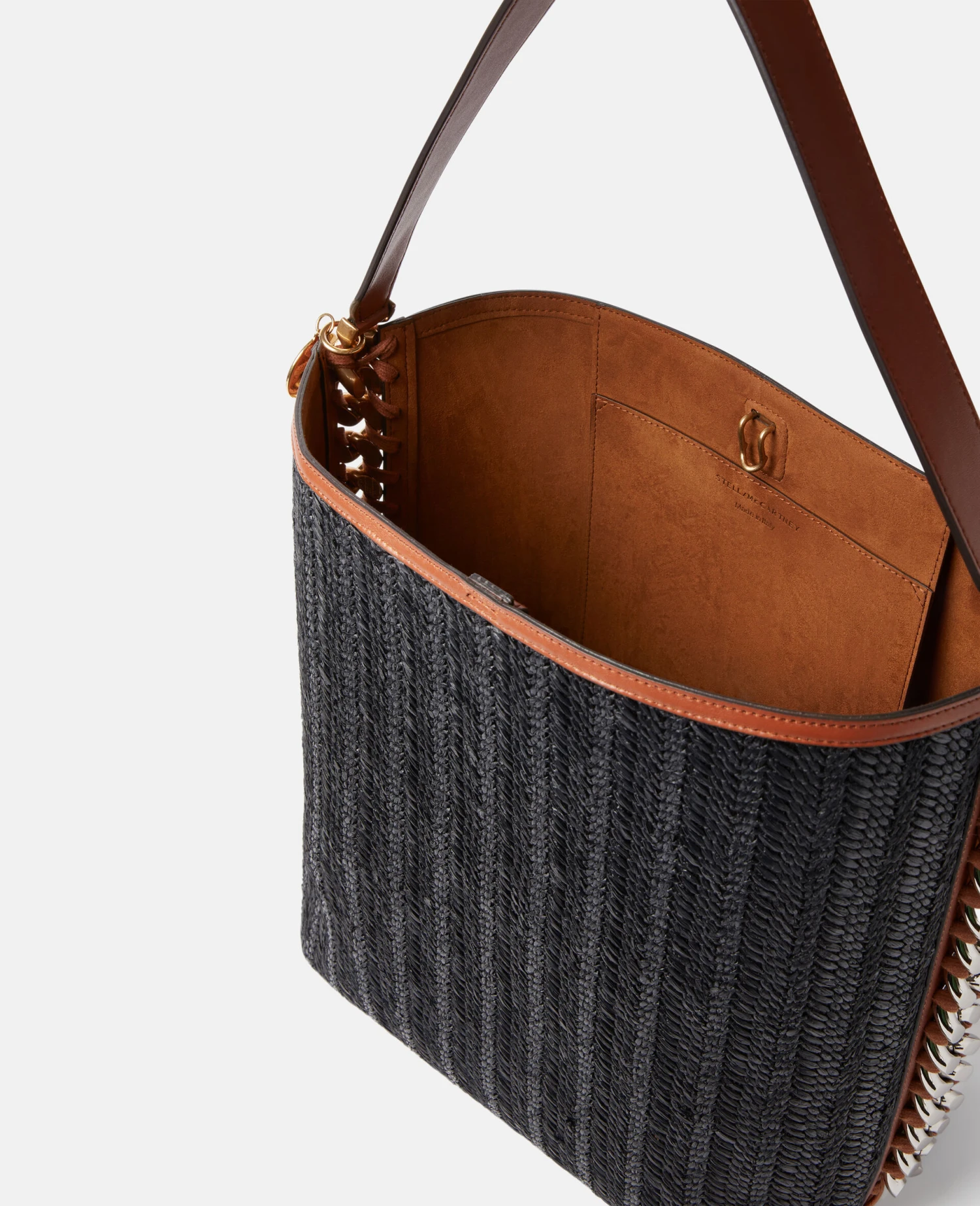 STELLA MCCARTNEY Frayme Raffia Tote Bag 8 STELLA MCCARTNEY Frayme Raffia Tote Bag - Image 6