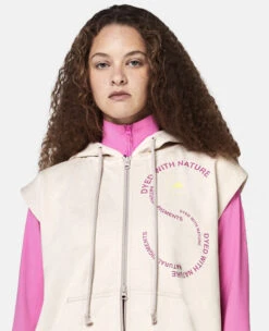 STELLA MCCARTNEY S Values Print UniteFit Sleeveless Hoodie -Stella Mccartney Store b43c9a2f69364454cf134007c356d953e1a658bd 9405429999992505 G