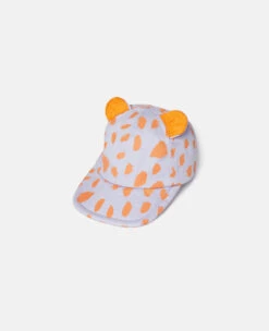 STELLA MCCARTNEY Neon Leopard Print 3D Ears Baseball Cap -Stella Mccartney Store b48eabf812d4b90b8fce816daf8f487100540c90 K01296PK03486528 G