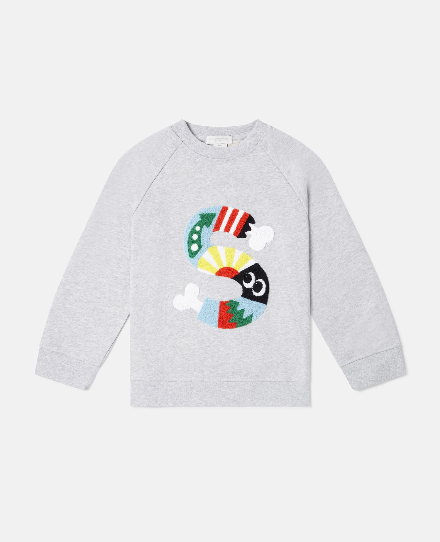 STELLA MCCARTNEY 'S' Patchwork Embroidery Sweatshirt 3 STELLA MCCARTNEY 'S' Patchwork Embroidery Sweatshirt