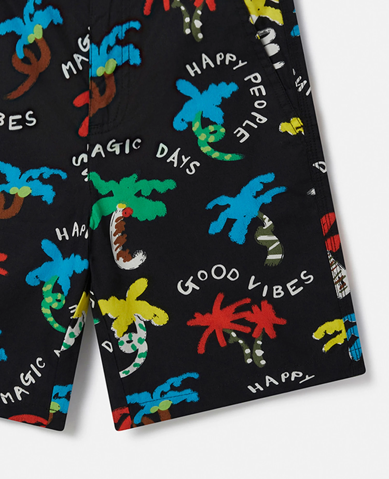 STELLA MCCARTNEY Good Vibes Palm Print Shorts 4 STELLA MCCARTNEY Good Vibes Palm Print Shorts - Image 2
