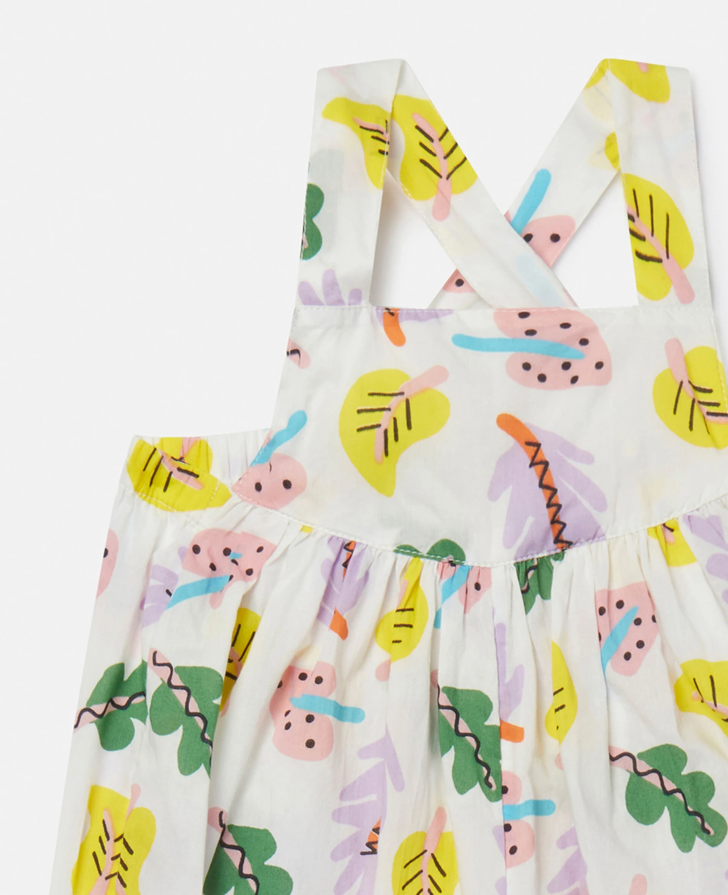 STELLA MCCARTNEY Baby Palm Leaf Print Jumpsuit 3 STELLA MCCARTNEY Baby Palm Leaf Print Jumpsuit - Image 2