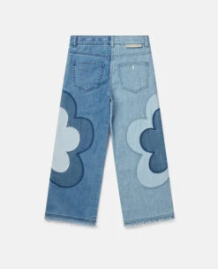 STELLA MCCARTNEY Flower Appliqué Straight Leg Jeans 8 STELLA MCCARTNEY Flower Appliqué Straight Leg Jeans -Stella Mccartney Store ba696cdd78e4987784f5175d27c39bbafa2e4c0a K01172PK00948485 p