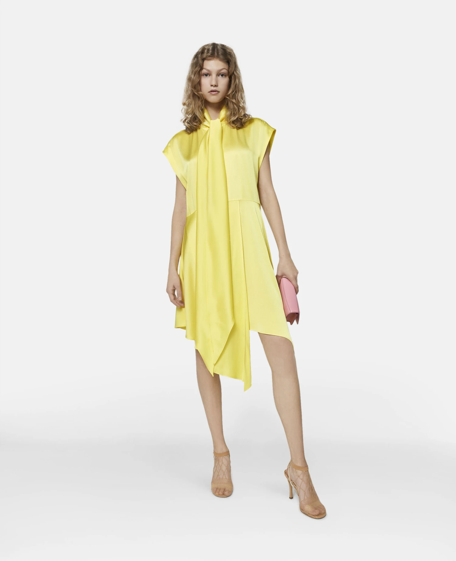 STELLA MCCARTNEY Silk Asymmetric Shirt Dress 4 STELLA MCCARTNEY Silk Asymmetric Shirt Dress - Image 2