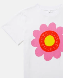 STELLA MCCARTNEY Stella Logo Graphic Flower T-Shirt -Stella Mccartney Store bd099f231973702e2a5bfd77e880e6c4e0482645 K01184PK01479000 G