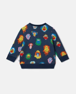 STELLA MCCARTNEY Baby Monkey Print Sweatshirt -Stella Mccartney Store be5008a0ab04c4f3843062f9193b55917c9c86d6 K01163PK03198475 P