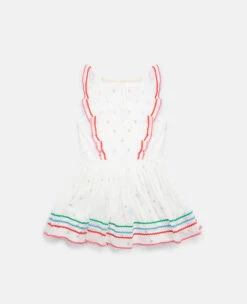 STELLA MCCARTNEY Heart Print Frill Trim Dress 8 STELLA MCCARTNEY Heart Print Frill Trim Dress -Stella Mccartney Store c1978955c163070a76d6a81426d4da00a507d988 K01392PK03579002 P