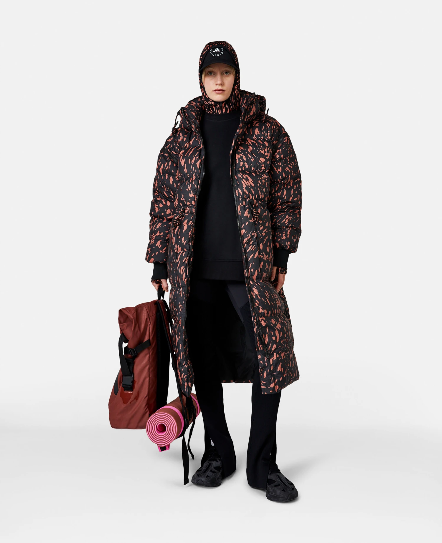 STELLA MCCARTNEY Sea Spray Print Long Puffer Jacket 4 STELLA MCCARTNEY Sea Spray Print Long Puffer Jacket - Image 2