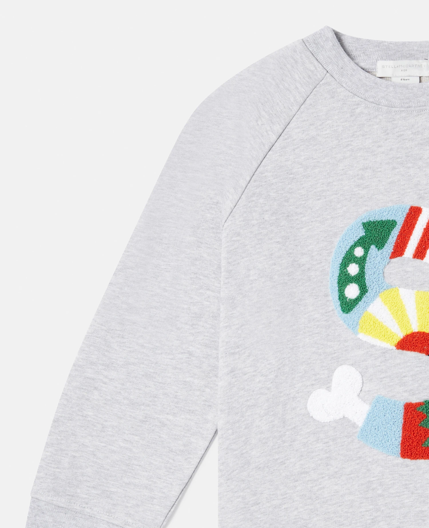 STELLA MCCARTNEY 'S' Patchwork Embroidery Sweatshirt 4 STELLA MCCARTNEY 'S' Patchwork Embroidery Sweatshirt - Image 2