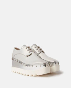 STELLA MCCARTNEY Elyse Star Stud Mirrored Platform Shoes -Stella Mccartney Store c9e934e7e2fa99b91b35a614c04e75936d9f23fa 810204W0ZR08101 G